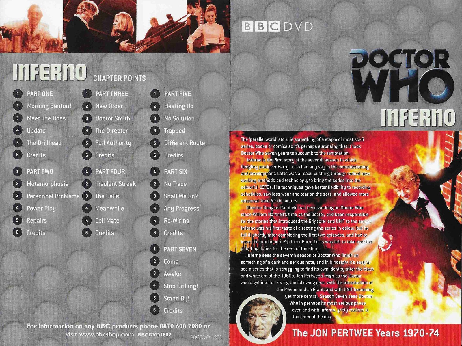 Inserts from BBCDVD 1802